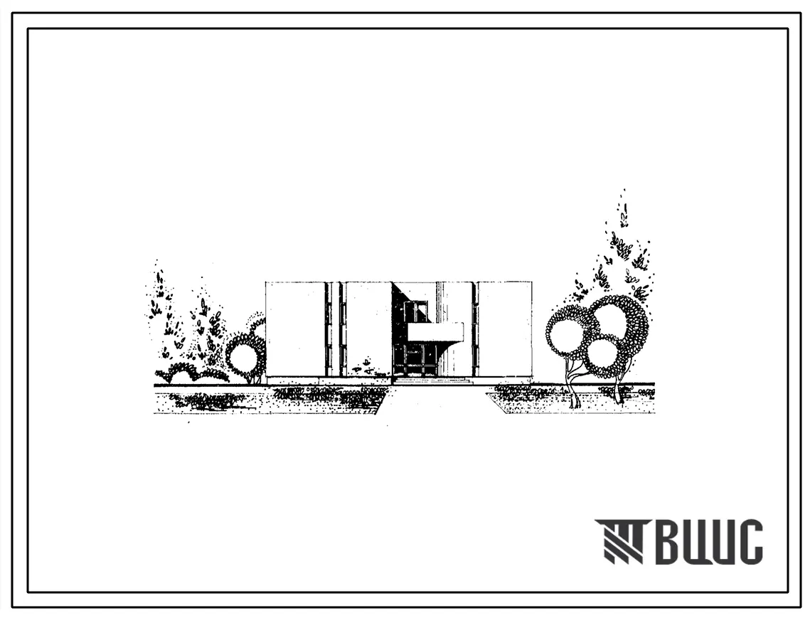 Типовой проект 264-24-11 Государственный архив на 100 тысяч единиц хранения, со стенами из кирпича. Для строительства в IВ климатическом подрайоне, II и III климатических районах.