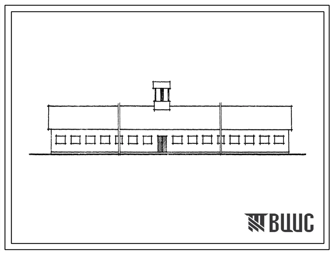 Типовой проект 802-43 Свинарник-откормочник на 1000 голов. Стены и перекрытия из сланцезольных газобетонных панелей.