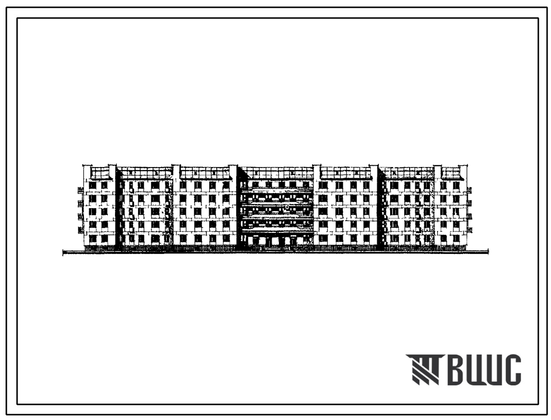 Типовой проект 163-123-20 Общежитие пятиэтажное на 379 мест