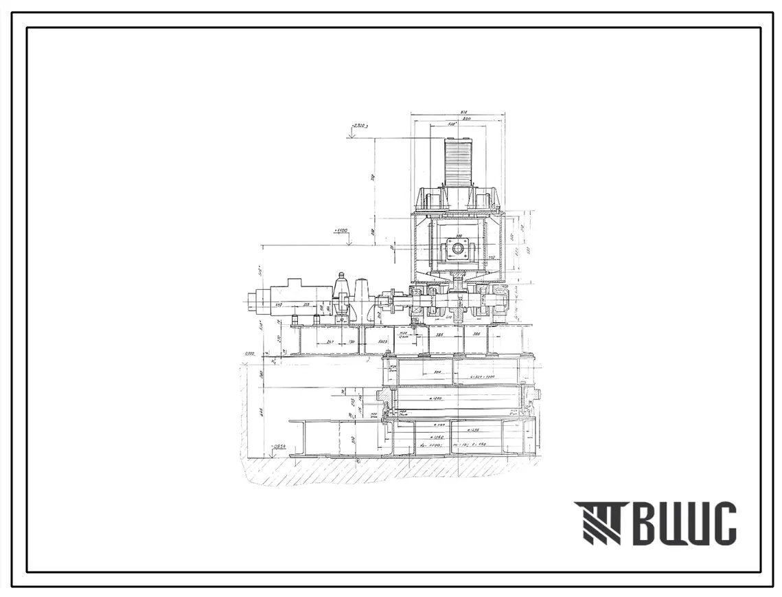 Проект 10714.01 Печь с щагающими балками для нагрева листов размерами пода 2,9х6,03м на газе