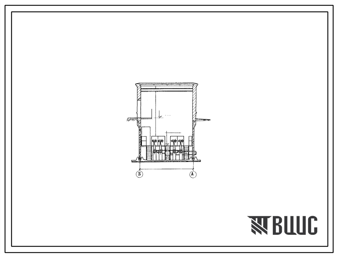 Типовой проект 902-2-317 Камера смешения и распределения перед флотаторами производительностью 300, 600 и 900 м.куб/час из сборного железобетона