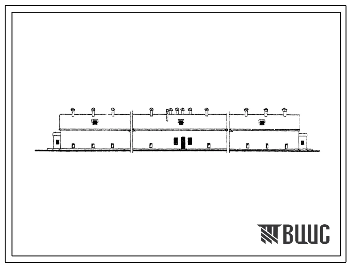 Типовой проект 805-122 Птичник на 50 тыс. голов для выращивания цыплят в возрасте от 31 до 60 дней в клеточных батареях типа «КБМ-21».
