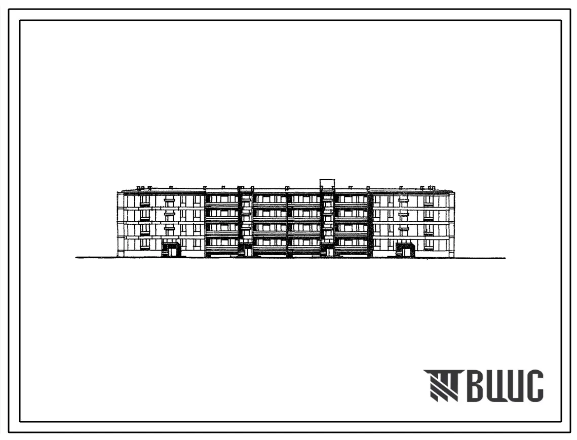 Типовой проект 113-17-12 Четырехэтажный 48-квартирный четырехсекционный жилой дом на 48 квартир (однокомнатных 1Б-8, двухкомнатных 2А-8, двухкомнатных 2Б-24, трехкомнатных 3А-8). Для строительства в 1В климатическом подрайоне во 2 и 3 климатических район