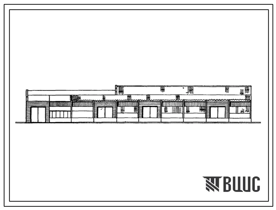 Типовой проект 503-206 Производственно-складской корпус для грузовой автостанции на 1000 т отправлений в сутки