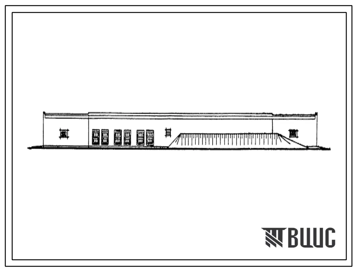Типовой проект 813-23 Картофелехранилище емкостью 530 т семенного и 460 т продовольственного картофеля с помещением для проращивания