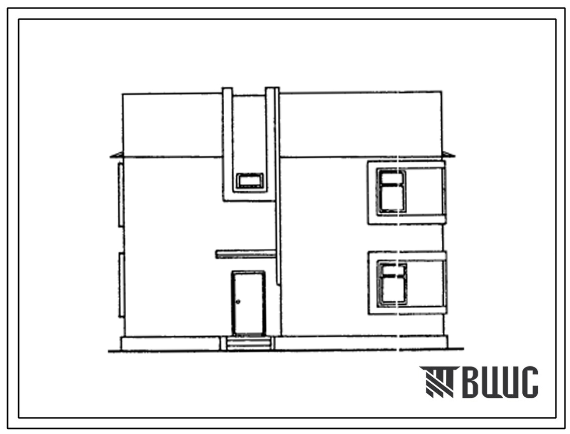 Типовой проект 144-227-4с.13.88 Двухэтажный дом с пятикомнатной квартирой в двух уровнях. Для Таджикской ССР