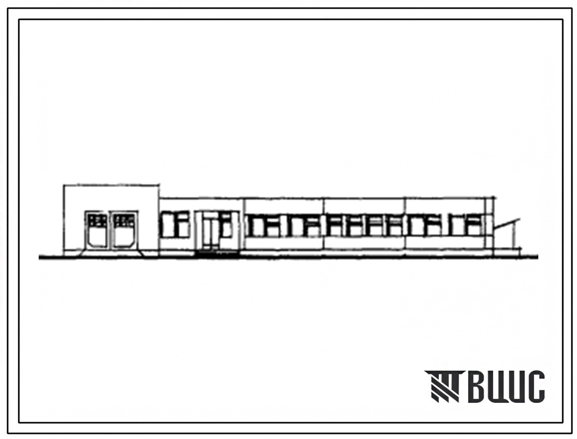 Типовой проект 807-11-7с.83 Административное здание с санпропускником на 15 человек для животноводческих комплексов и ферм. Для строительства в подрайоне сейсмичностью 7, 8 и 9 баллов