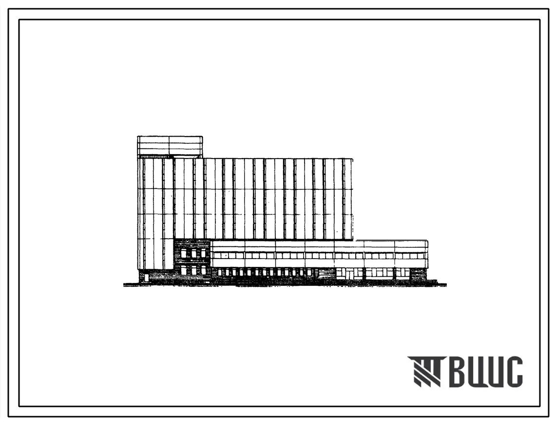 Типовой проект 602-69.83 Здание АТС на 20 тыс.номеров с административными службами (связевой вариант в конструкции ИИ-04).