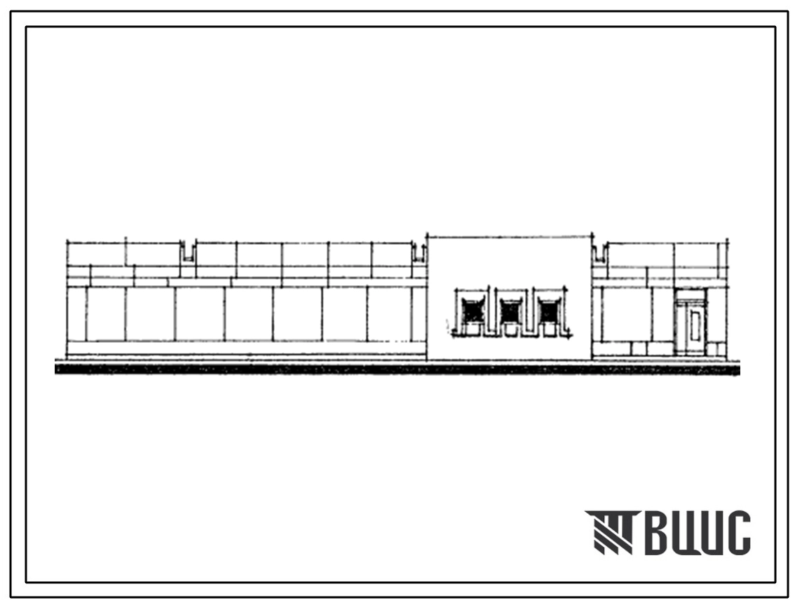 Типовой проект 501-5-51.84 Здание совмещенного поста электрической централизации на 20-30 стрелок (25-30 стативов) и связи (НУП). СЗ-6222