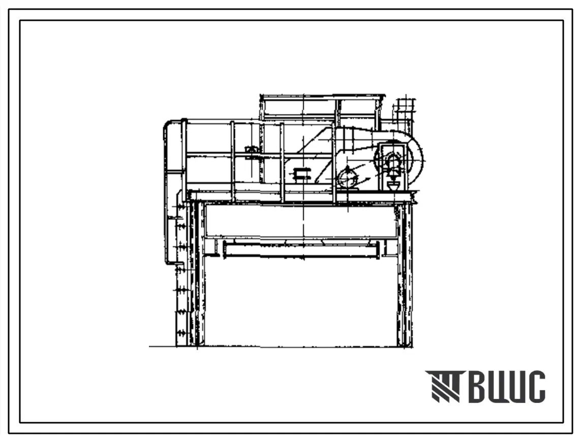 Типовой проект 406-9-27 Сушило для поверхностной подсушки литейных полуформ размерами 2,0х1,6 м на газе