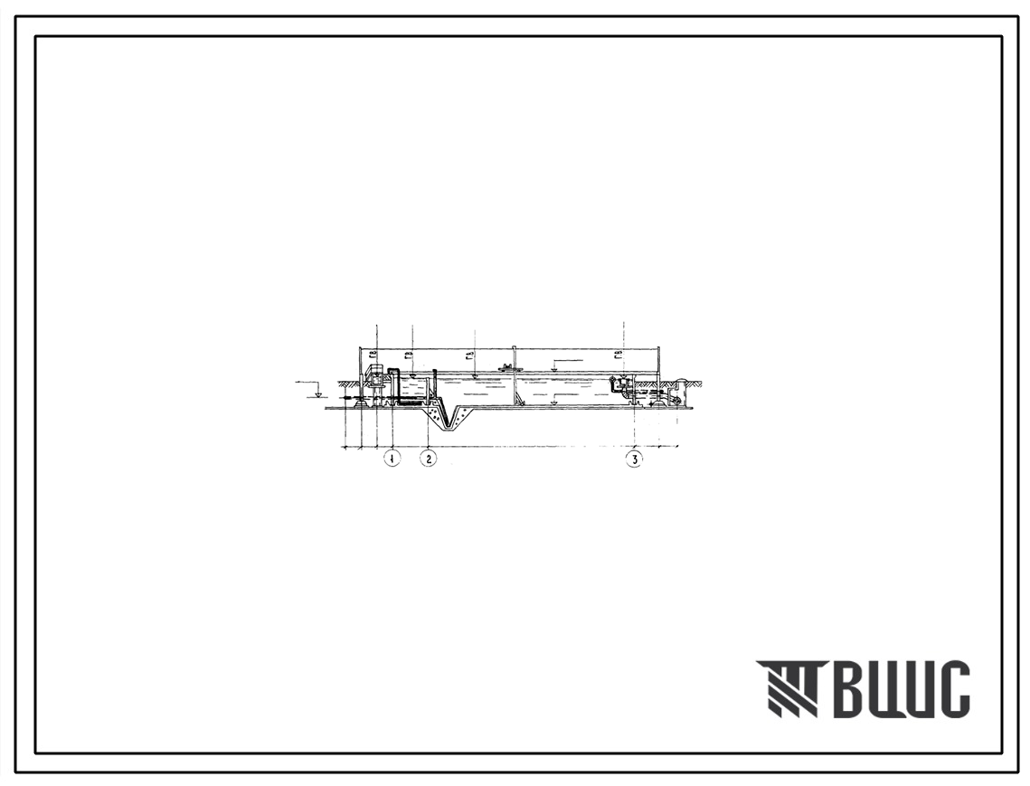 Типовой проект 902-2-281 Блок преаэраторы-отстойники первичные горизонтальные шириной 9 м (4 отделения)