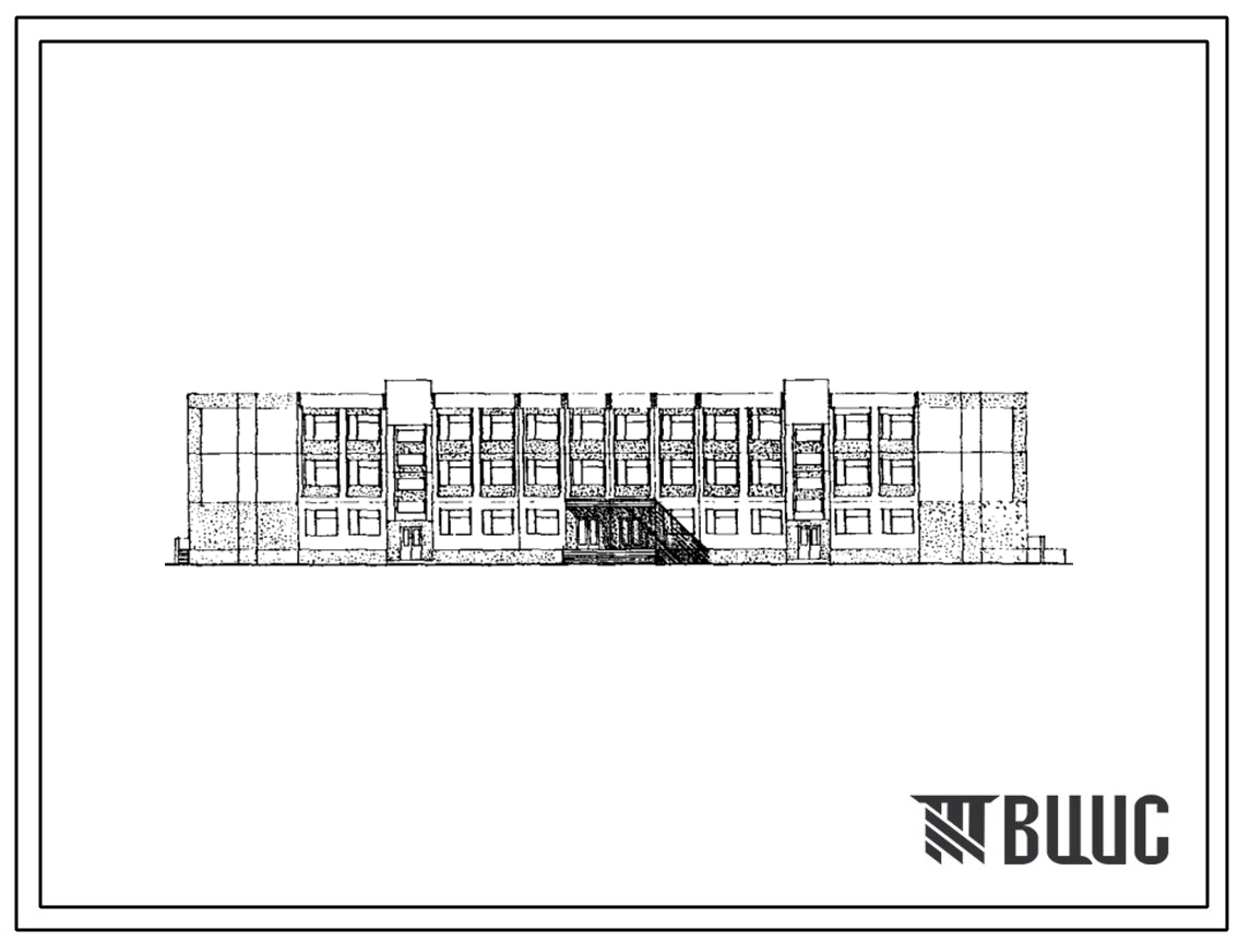 Типовой проект 221-1-654.1с.89 Школа на 18 классов (694 учащихся). Сейсмичность 7,8 баллов. Здание трехэтажное. Стены из однослойных керамзитобетонных панелей по серии 1.090.1-2с.