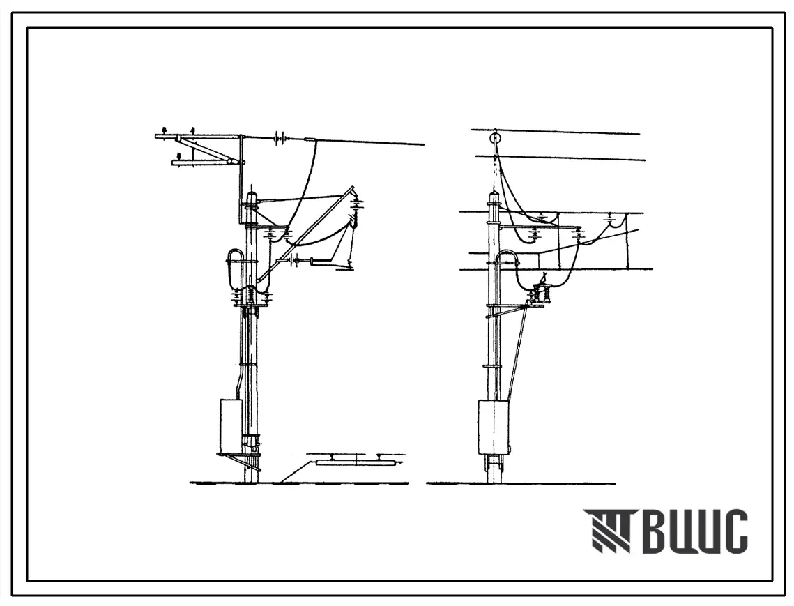 Серия 3.407-3 Пункты параллельного соединения для электрифицированных участков постоянного тока. Материалы для проектирования.