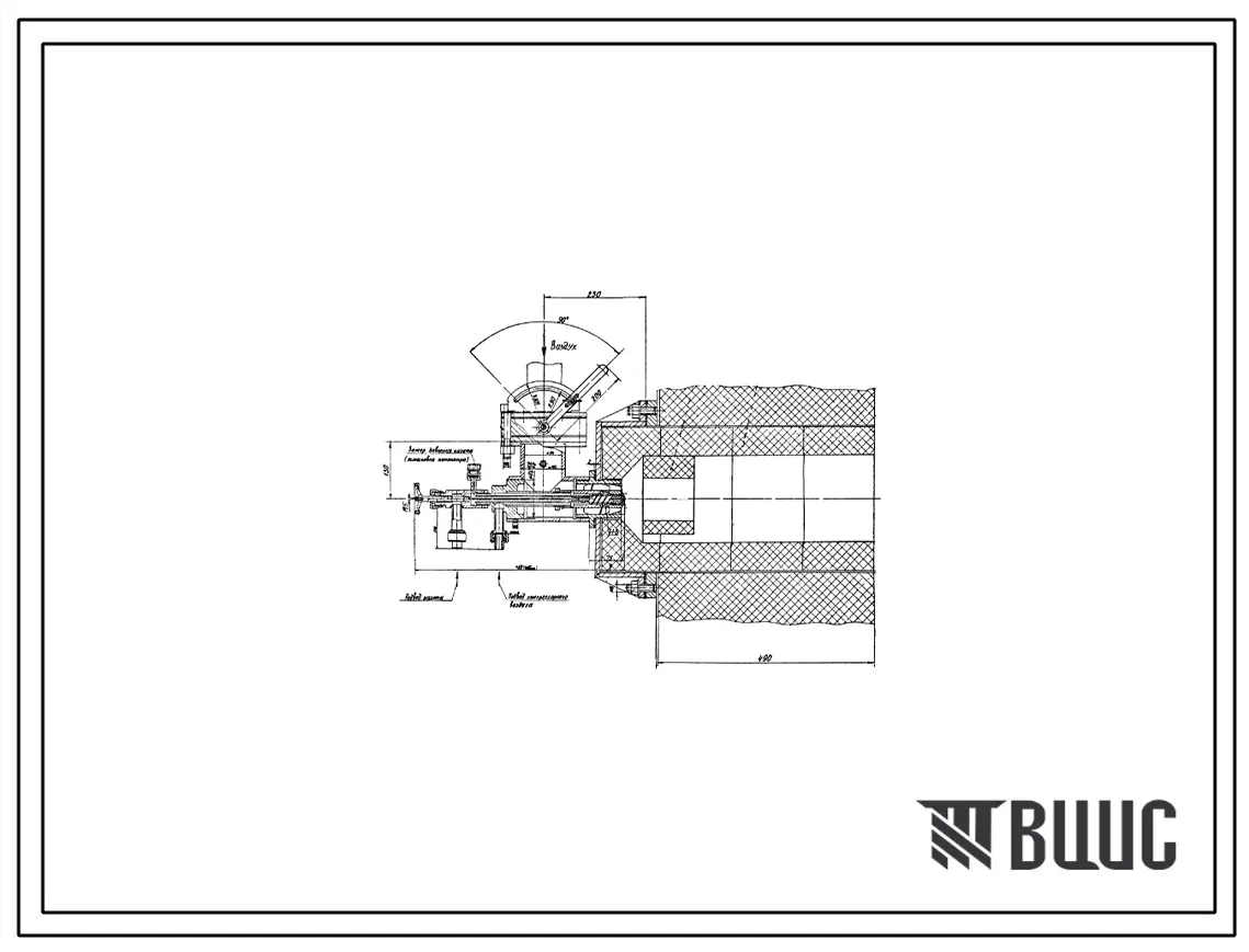Проект Н7294 Горелка мазутная МРП-15