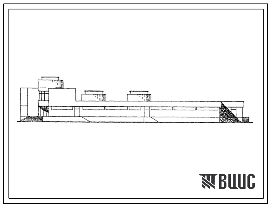 Типовой проект 272-13-111сп.86 Универсам торговой площадью 650 м2 (в конструкциях ИИС-04)