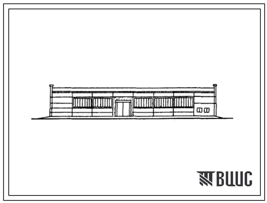 Типовой проект 816-236 Технический обменный пункт системы «Сельхозтехника» (II и IV зоны).