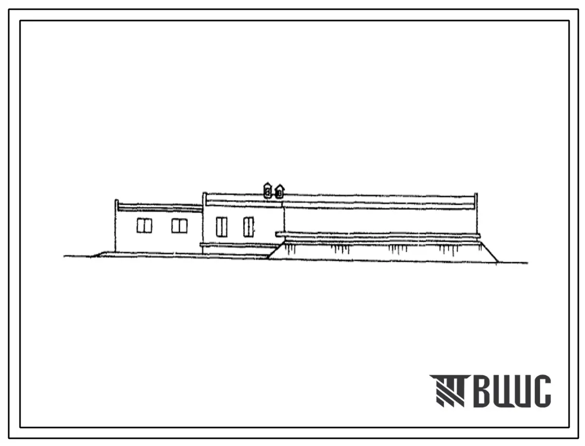 Типовой проект 813-125 Хранилище продовольственного картофеля емкостью 1000 т с навальным хранением