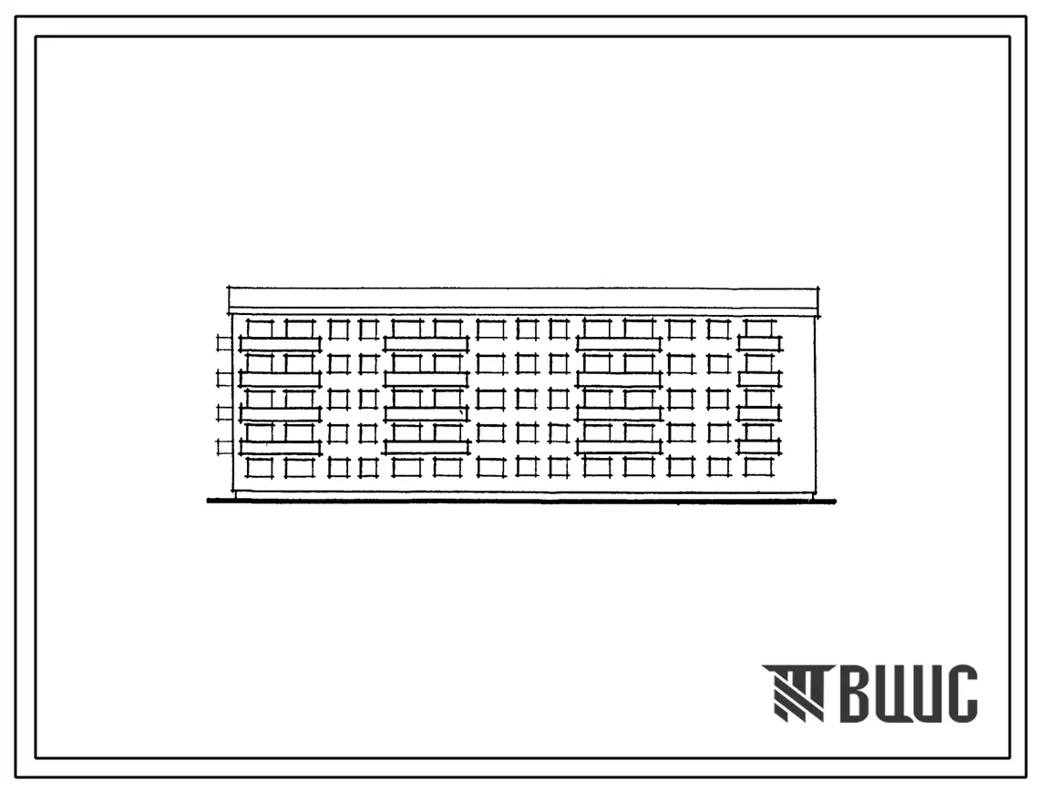 Типовой проект 1-318А-34 Пятиэтажный, трехсекционный, 45-квартирный жилой дом.