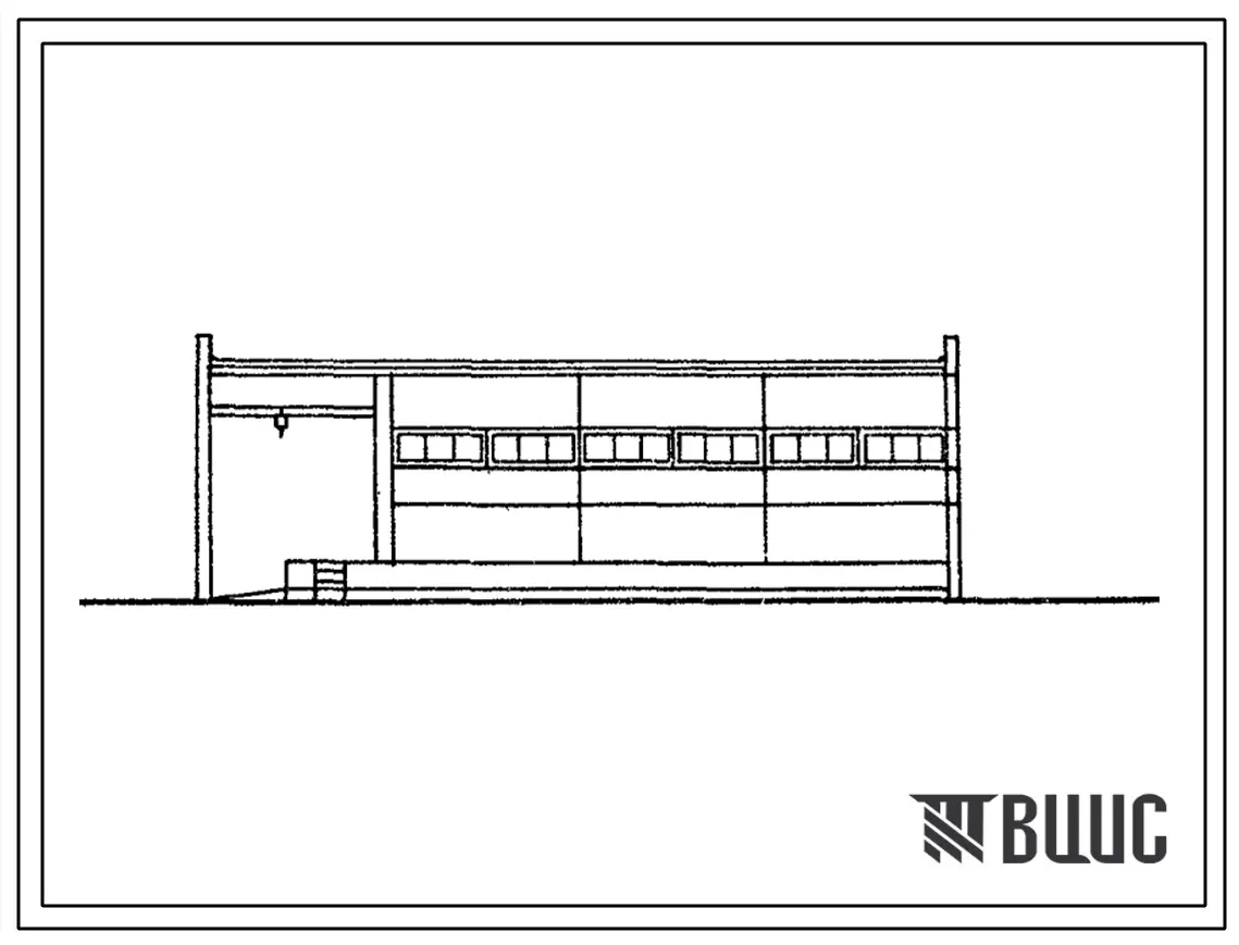 Типовой проект 503-252 Здание для хранения и подгруппировки грузов на 300 т.