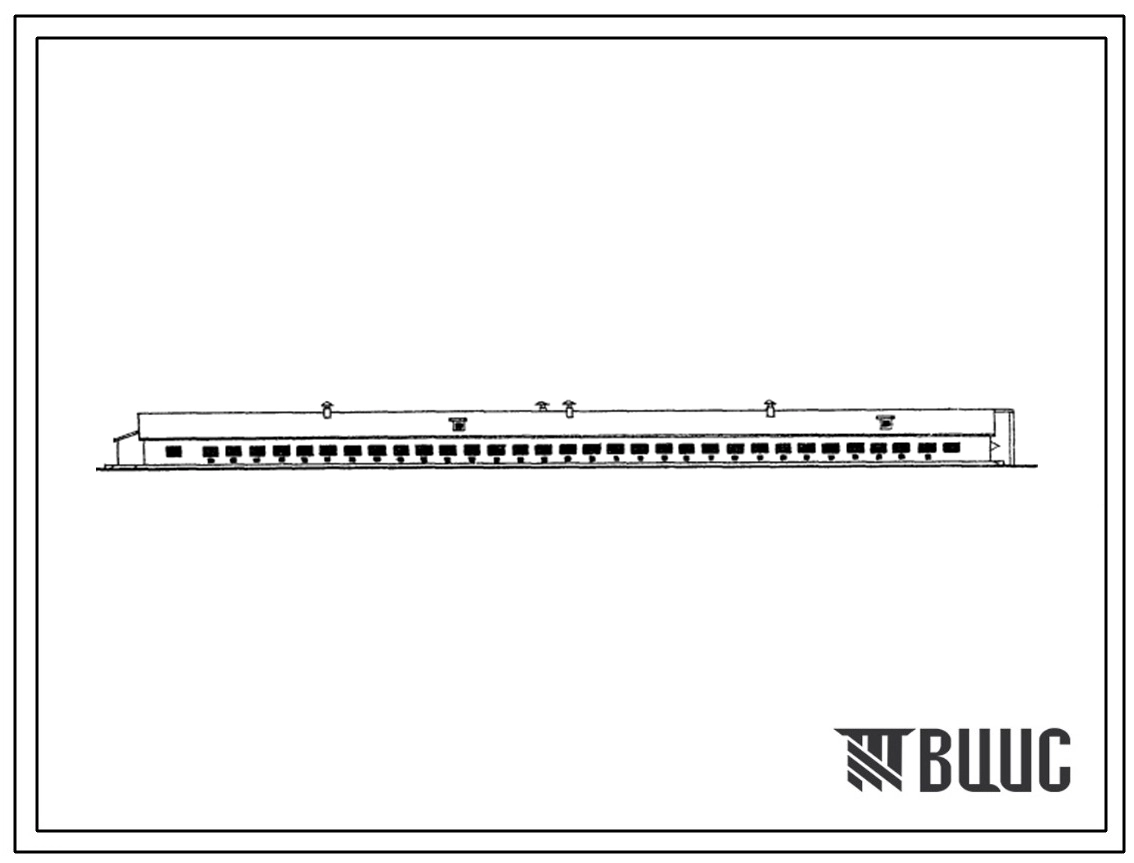 Типовой проект 805-72 Селекционный птичник на 1000 кур.(Для 1-3 проектно-строительных зон).