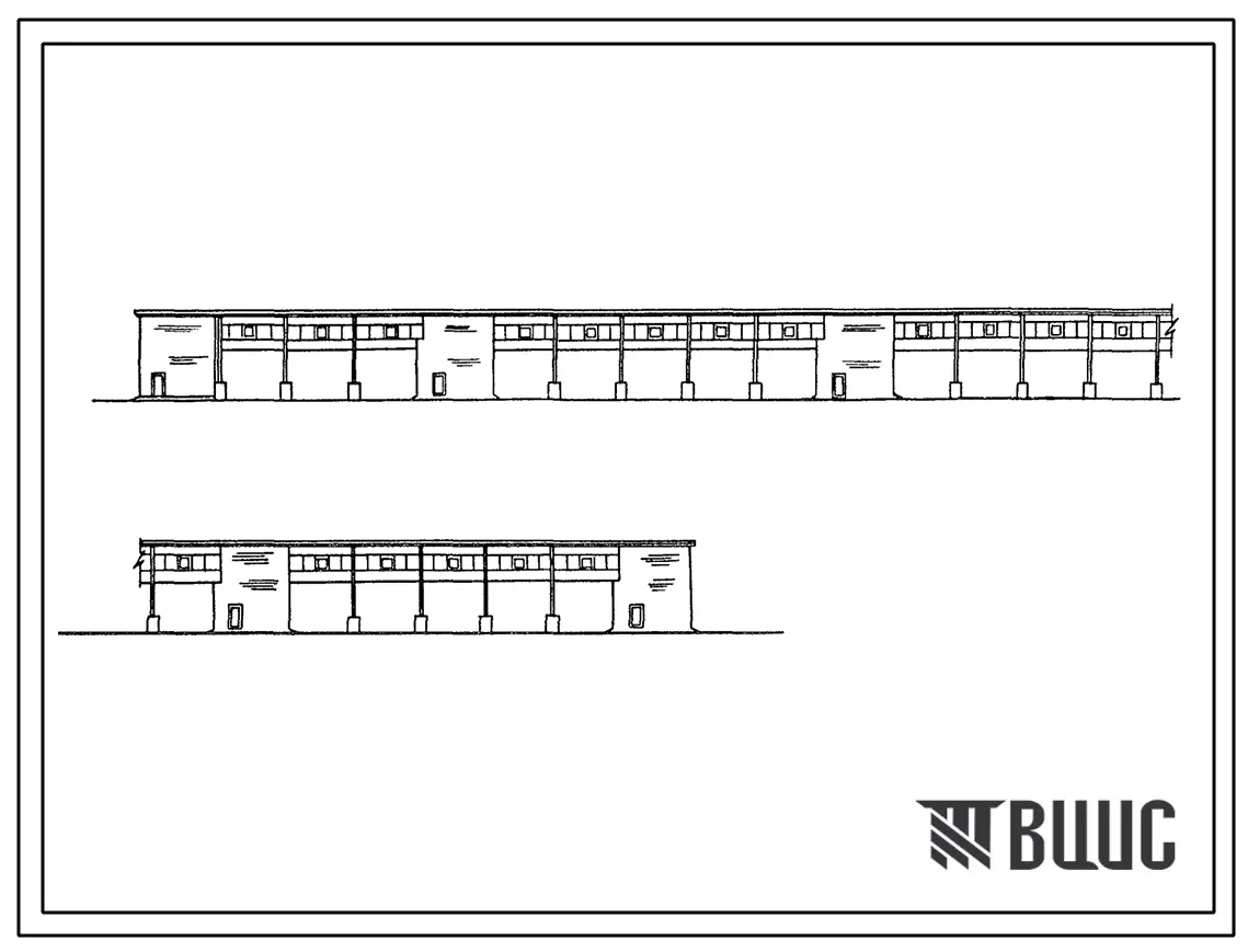 Типовой проект 805-9-24с.13.88 Соединительная галерея для обслуживающего персонала и инженерных коммуникаций зоны ремонтного молодняка (птицефабрика на 3 млн. бройлеров в год). Для районов Восточной Сибири. Размеры здания 138,6x2,1 м. Расчетная температур