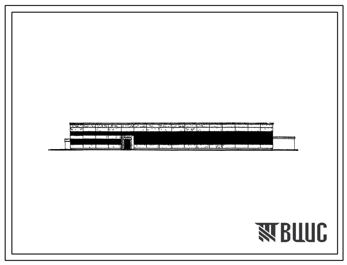 Типовой проект 231-4-4 Корпус экспериментальных мастерских рабочей площадью 1800 м? для НИИ. Для строительства во II и III строительно-климатических зонах.
