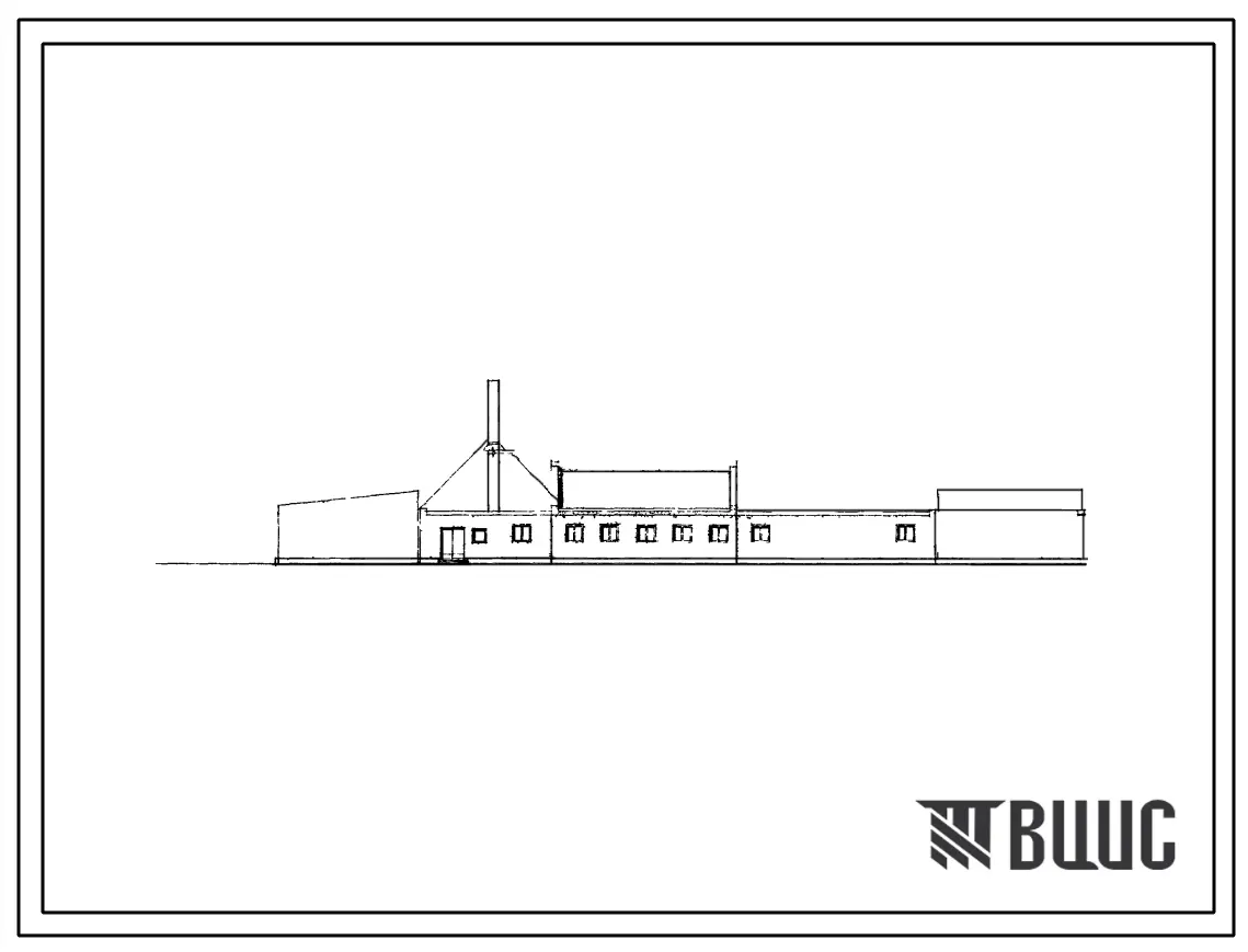 Типовой проект 244-5-18с Хозяйственный корпус пионерского лагеря-базы отдыха на 640/500 мест. Для строительства в IVА и IVГ климатических подрайонах сейсмичностью 7 и 8 баллов.