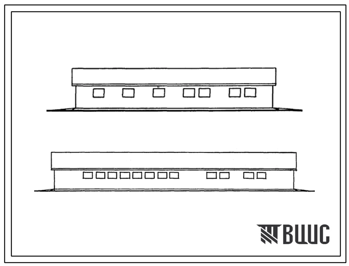 Типовой проект 801-83 Летний лагерь крупного рогатого скота на 400 коров стойлового содержания