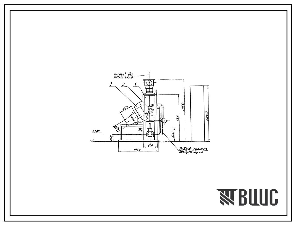 Проект РП11343.01 Устройство нагревательное для литейных ковшей емкостью 0,16 т, на газе