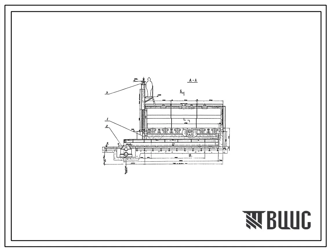 Проект 56115 Печь термическая с выкатным подом размером3,0х6,3 м, на газе