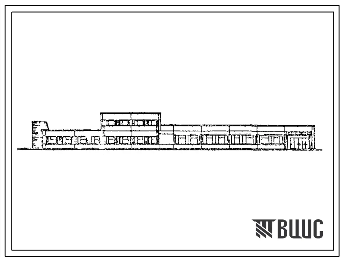 Типовой проект ЦВП-80.83Т (04-66-КП) Столовая солдатская односменная на 500 посадочных мест в каркасно-панельных конструкциях серии ИИ-04
