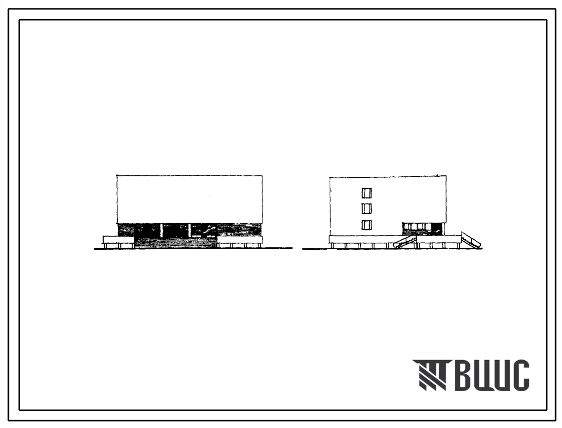 Типовой проект 264-13-16м Широкоэкранный кинотеатр на 400 мест со стенами из кирпича. Для строительства в 1 строительно-климатической зоне, в районах вечномерзлых грунтов.