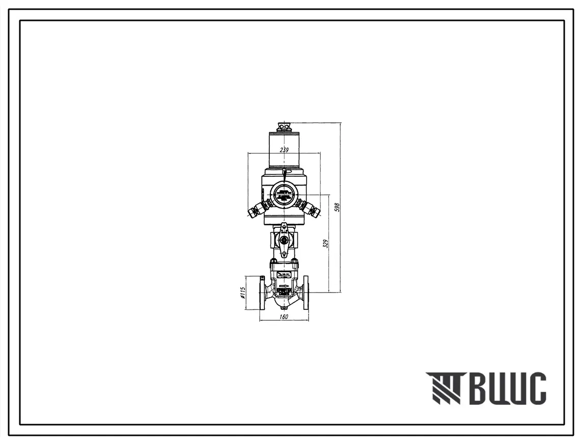 Шифр КРТ025.016.02.00 Клапан запорный электромагнитный DN25 PN16