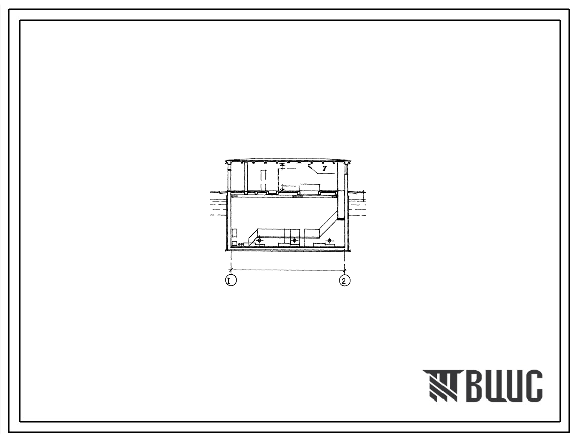 Типовой проект 901-2-13/71 Насосная станция заглубленная производительностью от 200 до 1000 л/сек с низковольтными двигателями