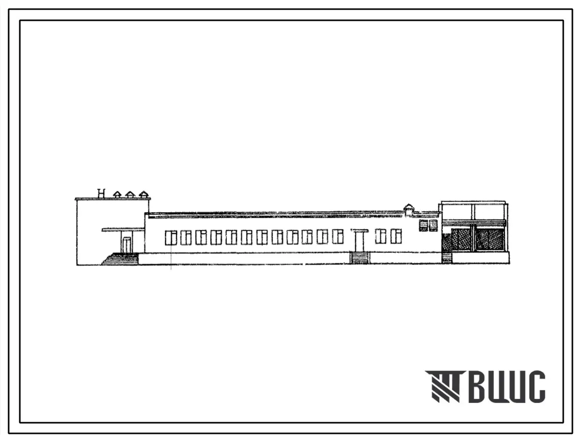 Типовой проект 601-33 Отделение перевозки почты при аэропортах с обменом до 2000 посылок в сутки