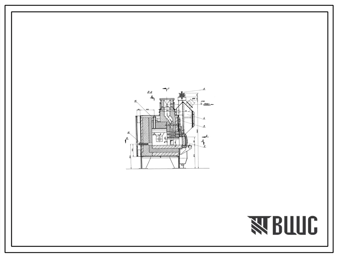 Проект 34089 Печь нагревательная камерная, размер пода 0,58х0,58 м на природном газе и мазуте