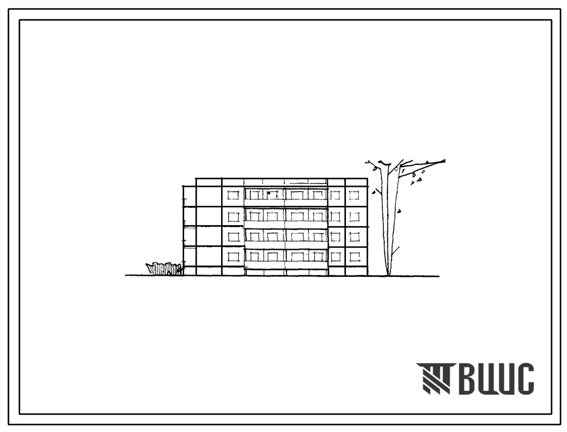 Типовой проект 76-013СП Крупнопанельная четырехэтажная блок-секция на 20 квартир (однокомнатных 8, двухкомнатных 8, трехкомнатных 4). Для строительства в районах сейсмичностью 9 баллов.