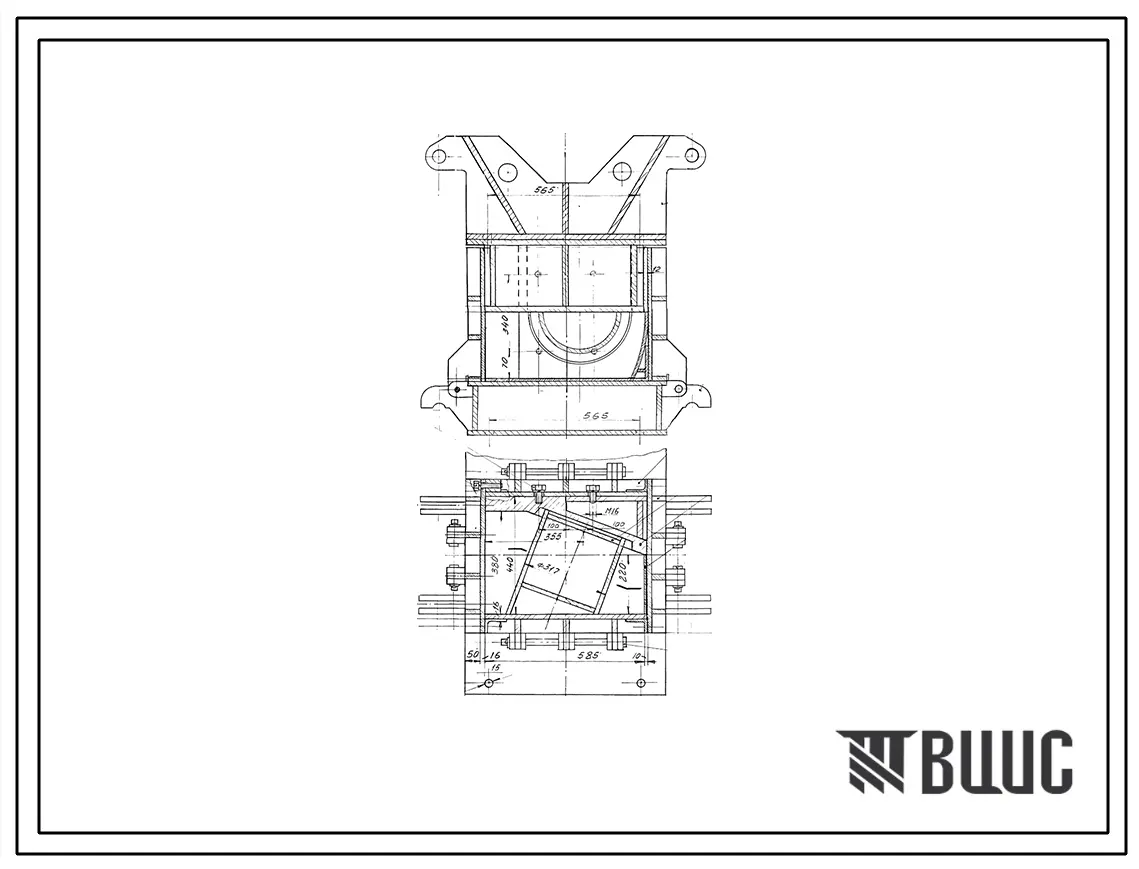 Проект 10264 Пресс формы унифицированных горелочных камней амбразур горелки ФВД