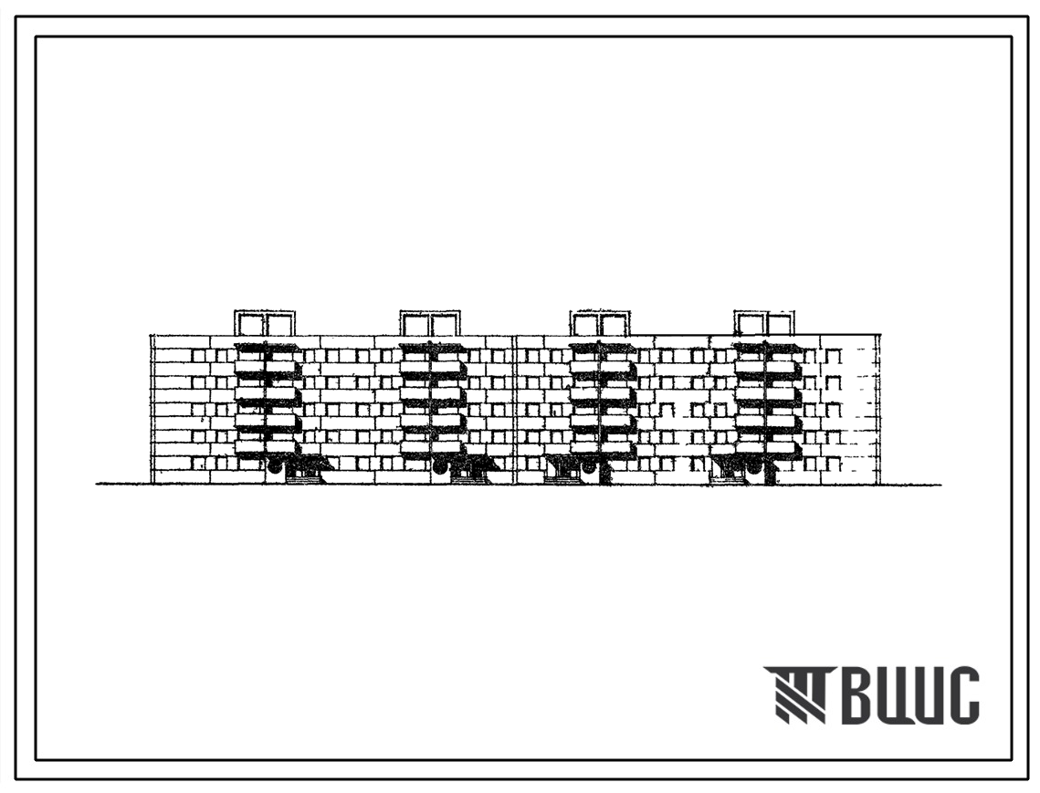 Типовой проект 111-72-4с 5-этажный крупнопанельный 4-секционный 80 квартирный (однокомнатных 1А-4, 1Б-20, двухкомнатных Б-20, трехкомнатных 3Б-26, четырехкомнатных 4Б-10) жилой дом для строительства в 1А климатическом подрайоне Тувинской АССР в районах се