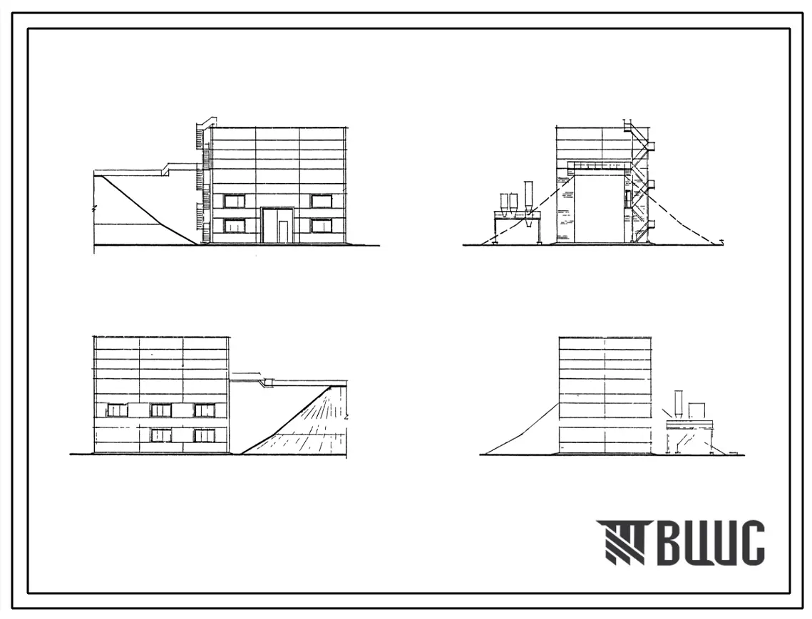 Типовой проект 409-23-073.94 Корпус первичного дробления с предварительным грохочением для щебеночного завода мощностью 300 тыс. м3 щебня в год