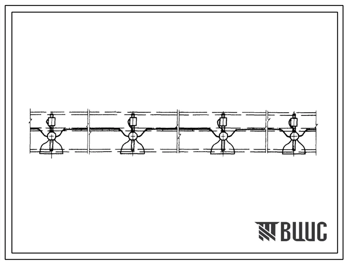 Серия 4.407-69 Прокладка осветительных электропроводок и установки светильников с лампами накаливания и ДРЛ на мостиках. Материалы для проектирования.