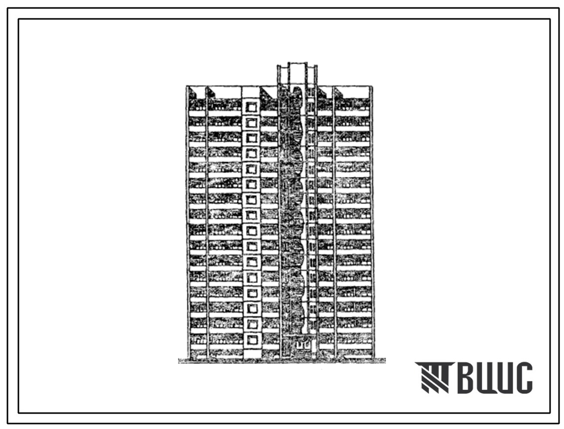 Типовой проект 121-176-1.84 16-этажный крупнопанельный жилой дом на 95 квартир для строительства в г. Киеве.