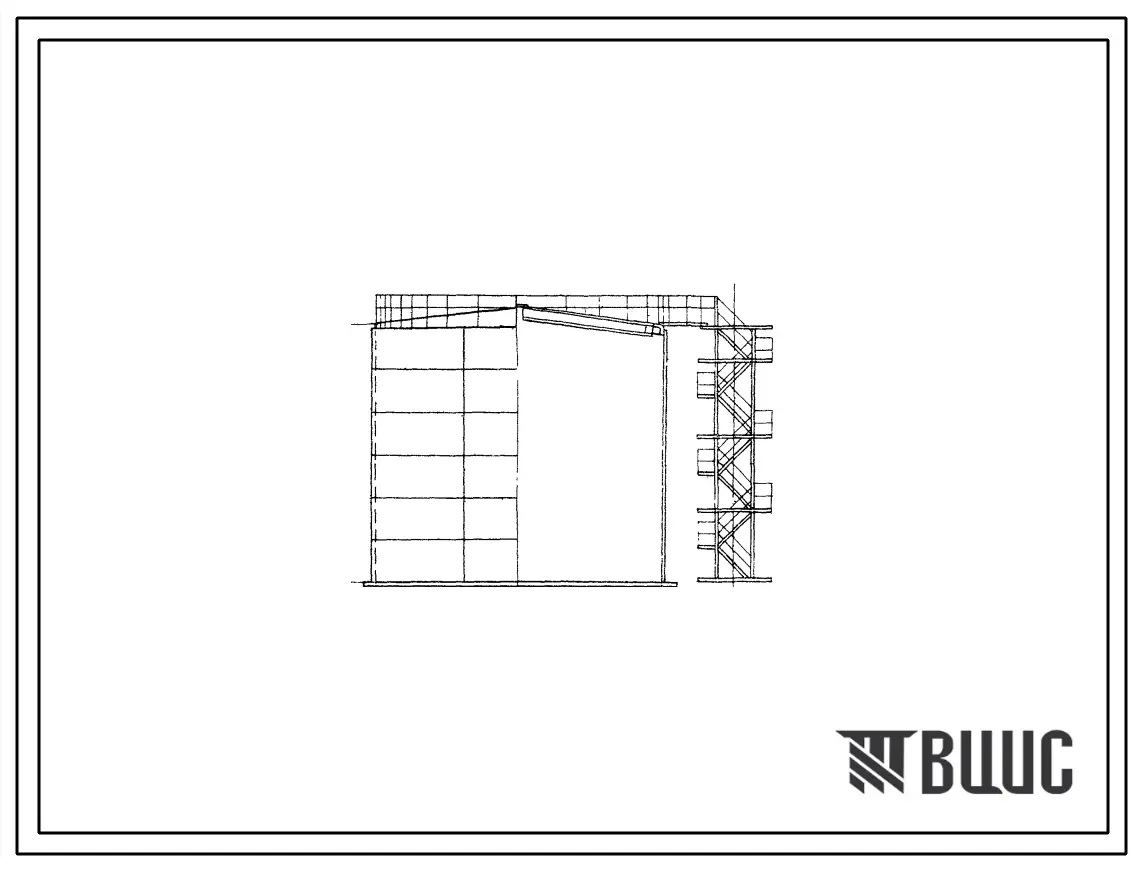 Типовой проект 705-4-22 Резервуар из нержавеющей стали для агрессивных химических продуктов емкостью 700м3, собираемый методом рулонирования, с щитовой кровлей.