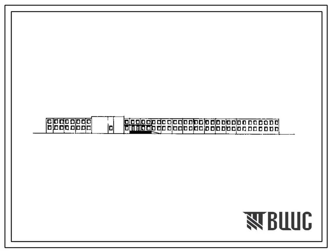 Типовой проект 224-4-11.84 Школа- интернат для детей с нарушением опорно-двигательного аппарата на 192 воспитанников. Здание двухэтажное. Стены из кирпича.