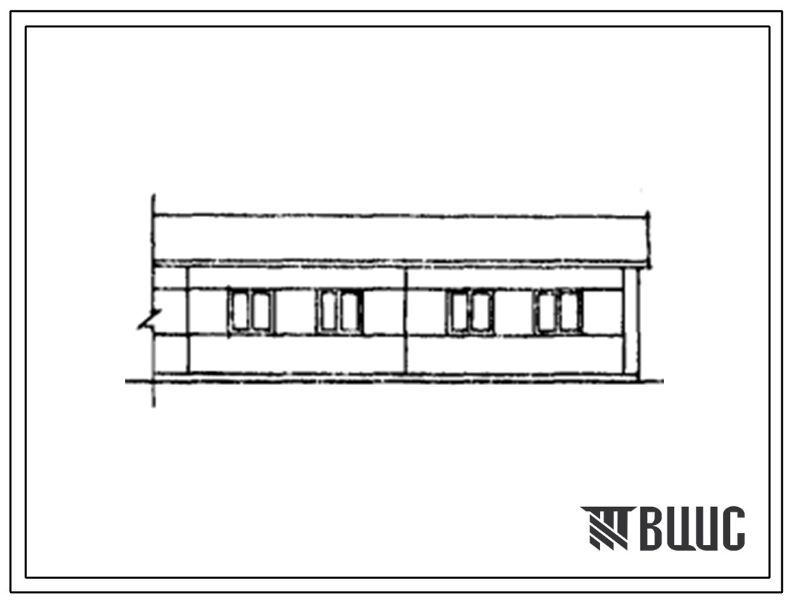 Типовой проект 807-10-82с.85 Стационар на 10 мест для коров. Для строительства в районах сейсмичностью 7 и 8 баллов
