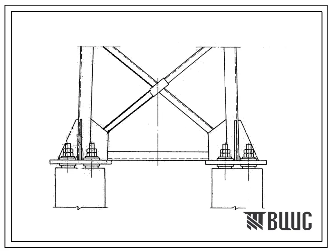 Серия 4.501-14 Узлы изоляции анкерных болтов от металлических опор. Материалы для проектирования.