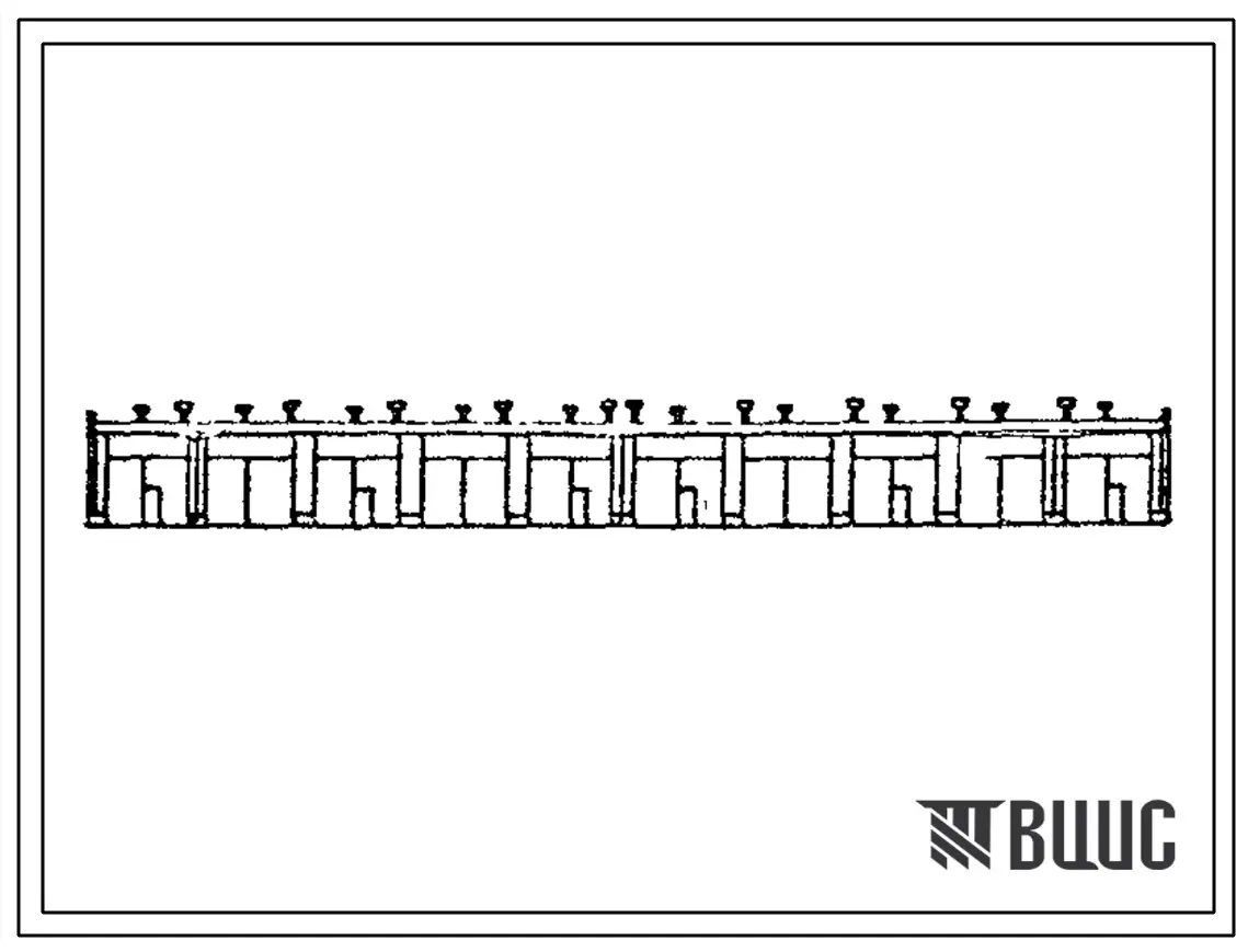 Типовой проект ХФ-71.81 (21-63-КП) Хранилище на 20 гусеничных машин. Отапливаемое. Со стенами из панелей