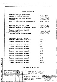 Состав альбома. Типовой проект П44-4/16Часть 1-АС Архитектурно-строительные чертежи Раздел 1.1-2.1 Альбом 2 Сводная спецификация изделий надземной части 