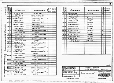 Состав альбома. Типовой проект А-II,III,IV-300-397.87Альбом 6 Строительные изделия заводского изготовления. Вариант для сухих грунтов     