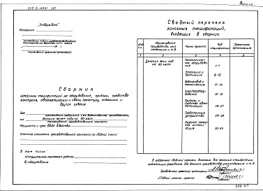 Состав альбома. Типовой проект 212-2-113мАльбом 6 Заказные спецификации